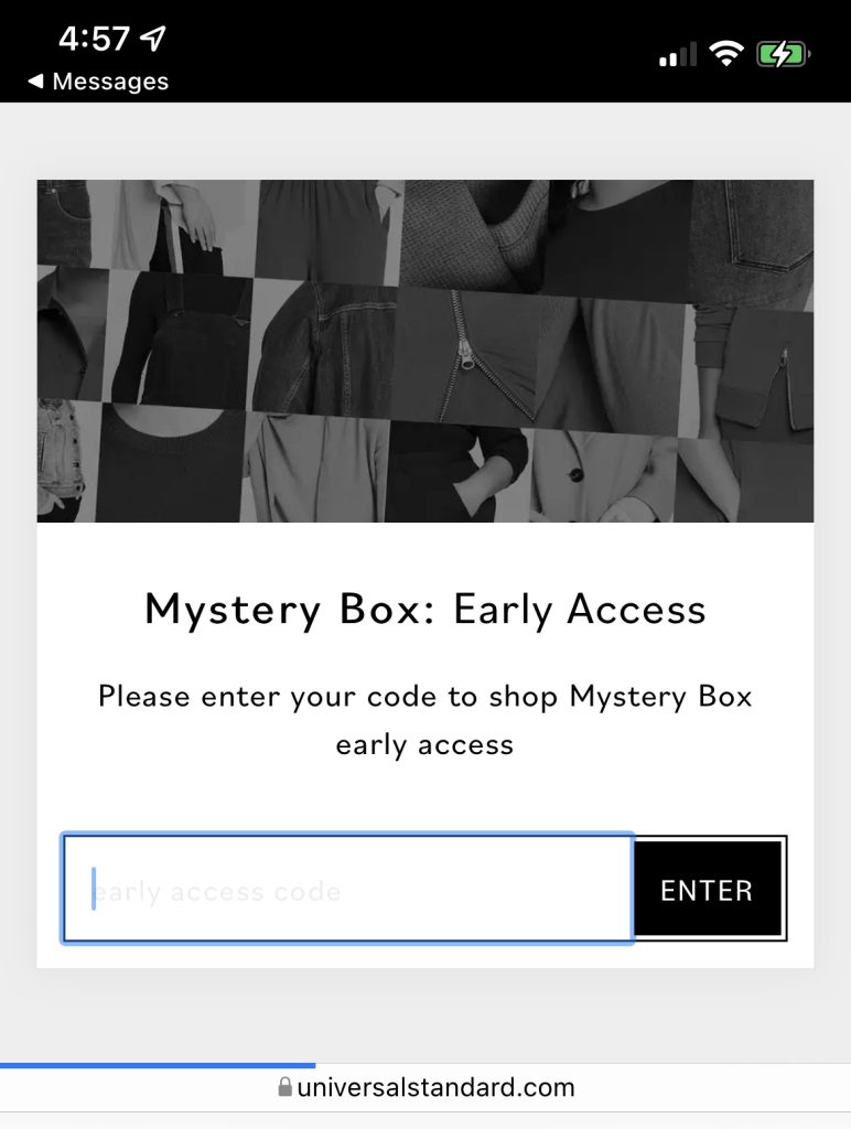 Pop-Up Signup Screen Shot