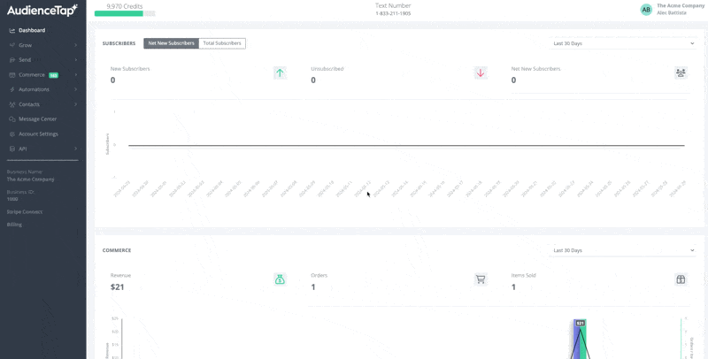 Importing contacts from a CSV file with field mapping