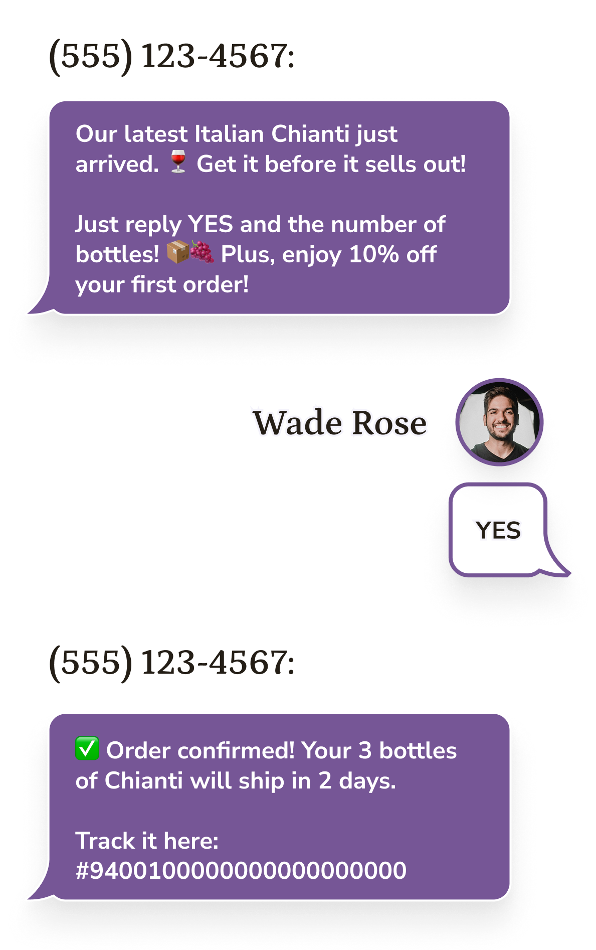 Send a buying prompt